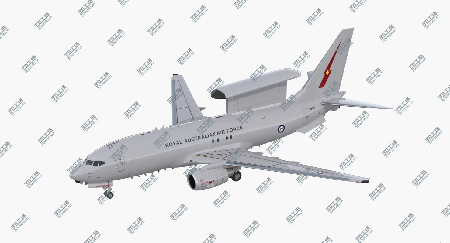 images/goods_img/2021040162/3D model Boeing 737 Wedgetail Royal Australian Air Force/3.jpg